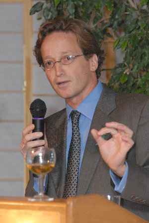 Dr. Joshua Sonett speaks